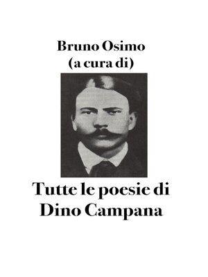 cover image of Tutte le poesie di Dino Campana